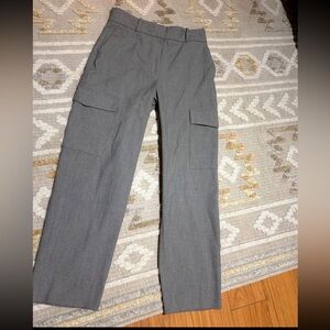 Mango Grey Cargo Dress Pant